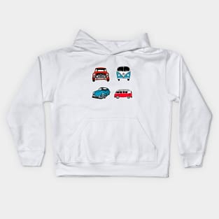 Retro Cars Kids Hoodie